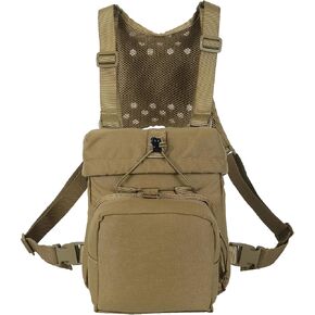 Tactical Universal Binocular Case, Binocular Harness Chest Pack with Durable, Lightweight Binocular Harness
