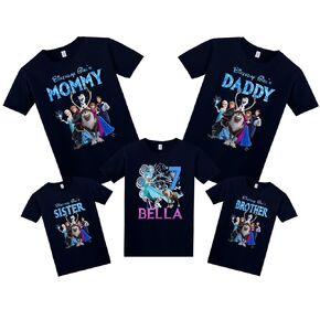 Frozen Birthday Shirt, Frozen Custom Shirt, Personalized Frozen Shirt, Frozen family shirts, Birthday t-shirt for girls and boys
