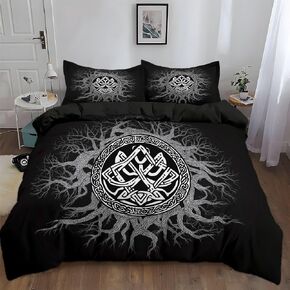 3pcs City Bridge Night Black White Davet Cover Cover California King Bedding Sets ، White Microfiber veloy cover ، اثنين من حالات الوسادة للأولاد