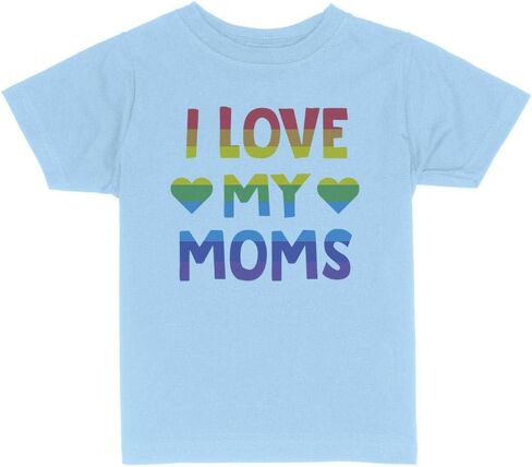 I Love My Moms Toddler Kids T-Shirt in Kuwait