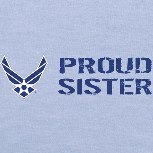 CafePress USAF: Proud Sister T Shirt Cute Toddler Graphic Tee, 100% Cotton in Saudi Arabia