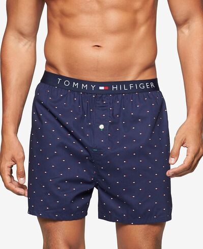 Tommy Hilfiger Fashion Boxers Woven Boxer English Blue LG in Saudi Arabia