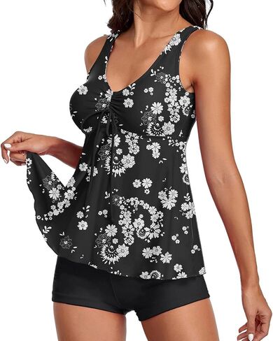 Womens Swimsuits Fashion Silver Straps Split Swimsuit Sexy Swimsuit Solid Color Swimsuit Women's Tankini 2024 Two in Saudi Arabia