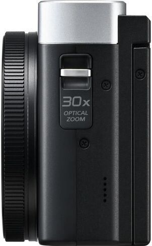 Panasonic ZS99 Point and Shoot Compact Travel Digital Camera (Silver) (DC-ZS99S) + 64GB Memory Card + DMW-BLG10 Battery + Camera Bag + Flexible Tripod + USB-C Cable + Cleaning Kit + More in Saudi Arabia