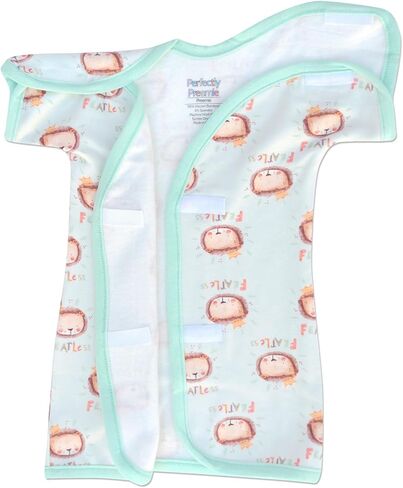 فتى وفتاة الفتاة المفتوحة ذات الأكمام قصيرة الأكمام ناعمة NICU-NICU Friendly-TEENY (2-4 رطل) in Kuwait