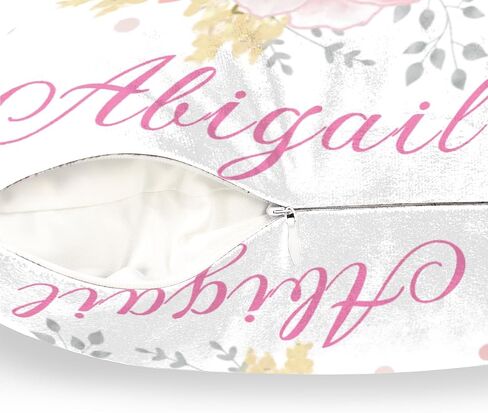 Personalized Baby Name Nursery Throw Pillow Cover for Baby Boy Girl Gift Custom Pillow with Name Personaized Throw Pillow Cove Sofa Couch Cushion Home Decor Pillow - Woodland Animals in Kuwait
