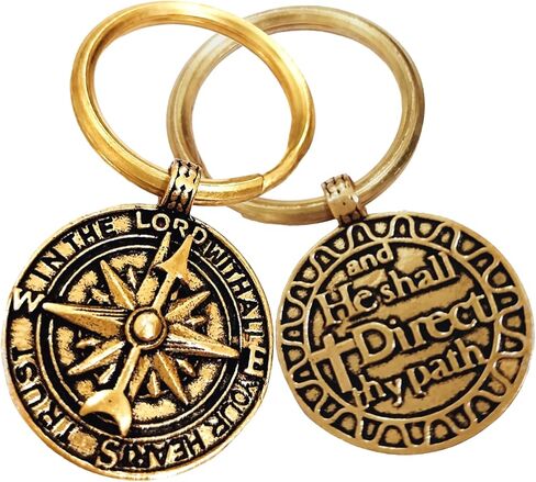 Christian Keychain Gifts For Men Women - Engraved "Anchored In Christ" Inspirational Bible Verse | Religious keyring gift for Birthday Graduation Communion Christmas Thanksgiving in Saudi Arabia
