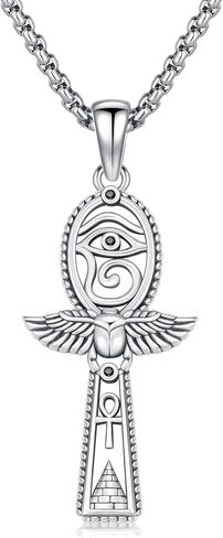 SIMONLY Sun and Moon Necklace Sterling Silver Moonstone Crescent Pendant Abalone Shell Celtic Knot Jewelry for Women Girls Couples Friends in Saudi Arabia
