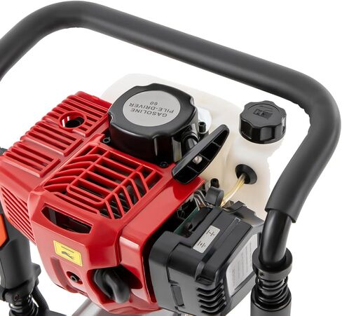 PILL DRIVER HARMER - غاز ثقيل مدعوم من الغاز T POST - 22.6CC POST POST POSE DRIVER HARMER - 0.9KW HARMER PORTABLE POLE PORMING FORCING ، و MOVES ، و MOSTS ، و ETCKS ، وما إلى ذلك. in Kuwait