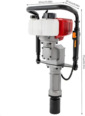 PILL DRIVER HARMER - غاز ثقيل مدعوم من الغاز T POST - 22.6CC POST POST POSE DRIVER HARMER - 0.9KW HARMER PORTABLE POLE PORMING FORCING ، و MOVES ، و MOSTS ، و ETCKS ، وما إلى ذلك. in Kuwait