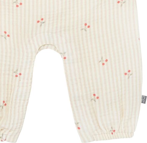 اللحظات الحديثة من قبل Gerber Baby-Girls Self Self-Eyelet Shuffle Romper Long in Kuwait