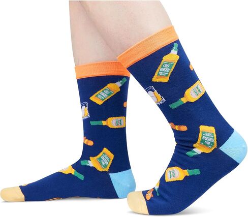 Zmart Funny Crazy Socks for Women Men, Boba Bubble Milk Tea Gifts for Teen Girls Boba Socks, Gifts for Drinkers in Kuwait