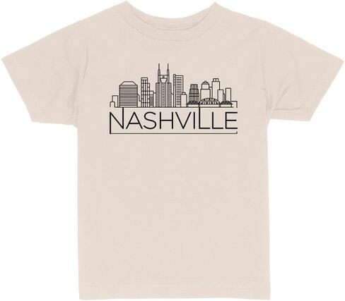Skyline Nashville Tennessee Toddler Kids T-Shirt in Kuwait