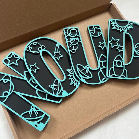 Personalized Wooden Name Sign for nursery, Wall letters Customized Name Sign Baby Room Decor, Baby Nursery Name Sign Wood Signs Personalized Baby Name Sign, Personalized Name Sign Wooden Baby Sign in Saudi Arabia