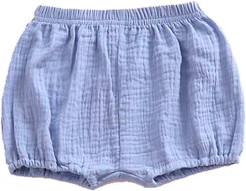EISHOW 3 Pack Infant Baby Soft Ruffle Shorts Bloomer Kids Boy Girl Solid Cotton Linen Blend Cute Harem Bottom Pants in Kuwait