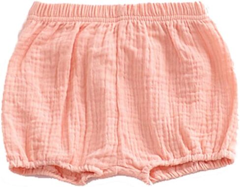 EISHOW 3 Pack Infant Baby Soft Ruffle Shorts Bloomer Kids Boy Girl Solid Cotton Linen Blend Cute Harem Bottom Pants in Kuwait