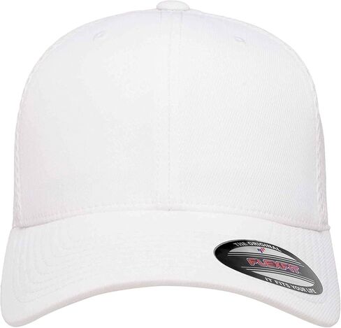 Flexfit Ultrafibre Airmesh Fitted Trucker Hat, Royal, Large-X-Large in Saudi Arabia