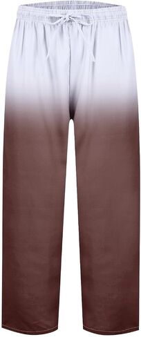 Linen Pants Women Petite 2025 Drawstring Pants Capri Pants 2025 Pants with Pockets Wide Leg Cropped Pants Linen in Kuwait