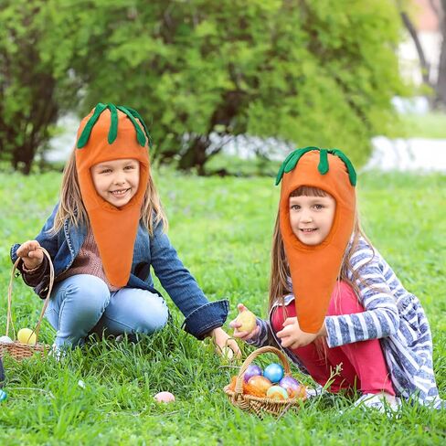 Therwen 2 Pcs Pumpkin Hat Halloween Funny Pumpkin Costume Thanksgiving Winter Hat Vegetables Cos Gift for Adult Kid in Saudi Arabia