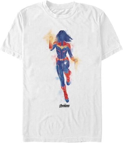 Marvel Big & Tall Painted Men's Tops Short Sleeve Tee Shirt in Saudi Arabia