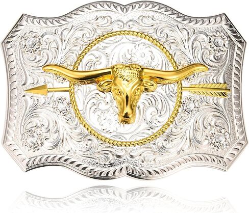 LYTOPTOP Vintage Belt Buckles for Men, Golden Soaring Eagle Cowboy Large Western Belt Buckle for Halloween Christmas in Saudi Arabia