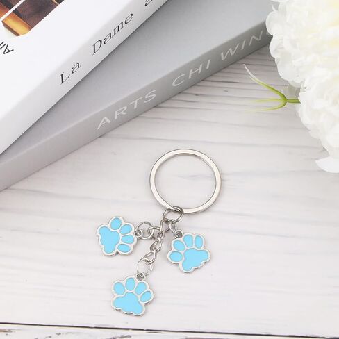 PLwelth Dog Claw Keychain for Women Men Boys Girls Dog Memorial Gifts for Dog Lovers Friendship Gift for Best Friends Couples Lover Dog Loss Sympathy Gifts for Birthday Christmas in Kuwait