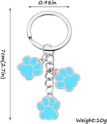 PLwelth Dog Claw Keychain for Women Men Boys Girls Dog Memorial Gifts for Dog Lovers Friendship Gift for Best Friends Couples Lover Dog Loss Sympathy Gifts for Birthday Christmas in Kuwait