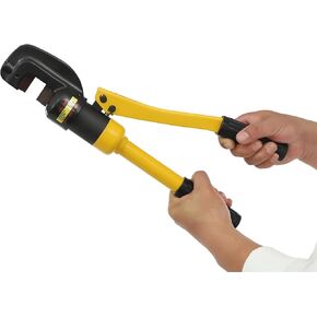 8 Ton Handheld Hydraulic Rebar Cutter Hydraulic Rebar Pliers - Portable Hydraulic Rebar Cutter for Padlocks, Lock Cutter Heavy Duty Chain, Ergonomic Non-Slip Handle Bolt Cutter