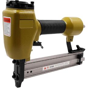 Pneumatic Upholstery Stapler 14 Gauge Pneumatic Concrete Nailer 1 to 1-1/2 Inch Steel Nails Heavy Duty Nailer Gun for Upholstery Carpentry