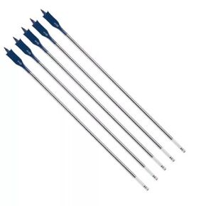 5 Pack Replacement 5/8 Inch x 16 Inch Spade Bit for Bosch DLSB1007B Models