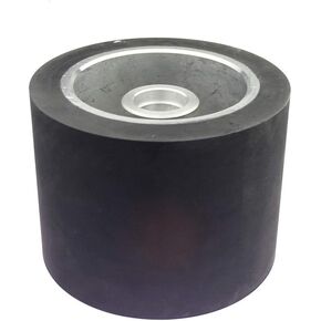 200150mm Solid Belt grinder Rubber Contact Wheel,20mm ID