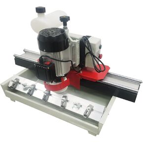 INTBUYING 110V 750W Woodworking Straight Line Cutter for Crusher and Planer Tool, Max 600mm Grinding Length, Max 100mm Grinding Width, Woodworking Sharpener Grinder