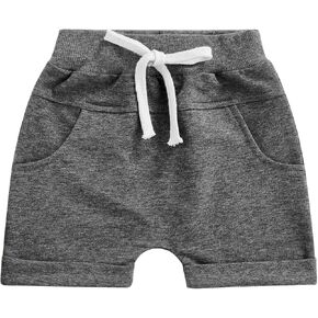 Toddler Baby Boy Shorts Summer Clothes Checkerboard Plaid Jogger Shorts Drawstring Elastic Waist Shorts Casual Pants