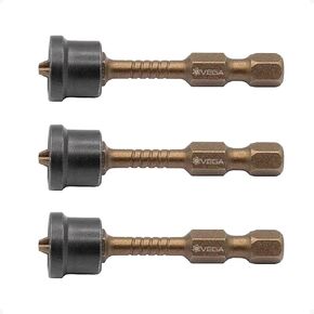 مؤثرات effectech phillips #2 drywall - 2 "2" Drywall Screw Setter Bit مع setter عمق المسمار indenter - 3 حزمة in Kuwait