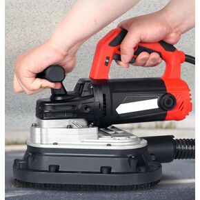 طاحونة خرسانية من 3 رأس 4 "2450W سطح خرساني مع كفن استخراج الغبار 90 درجة طحن الحافة للأسمنت والجرانيت والرخام (متعدد الوظائف)