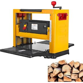 2000W Desktop Electric Woodworking Planer, 13Inch Wood Thickness Planer 12000 RPM/min Jointer Planer