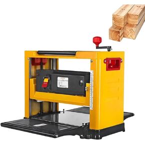 2000W Benchtop Thickness Planer, 13Inch Desktop Electric Planer Jointer Planer, 8000RPM Multi-Angle Adjustable