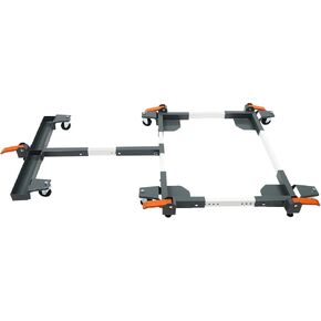 Adjustable Mobile Base, Mobile Tool Base Capacity of 600 lb Gray (3" Casters + 4 Positioning with Extension) for Small Mechanical Equipment as Well as Home Appliances