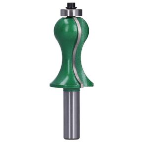 12mm Shank Half Round Wood Router Bit | YG6 Alloy & 45# Carbon Steel | Flute Line Woodworking Tool for Solid Wood / MDF / Plywood | Milling Cutter for Stair Handrail Lines