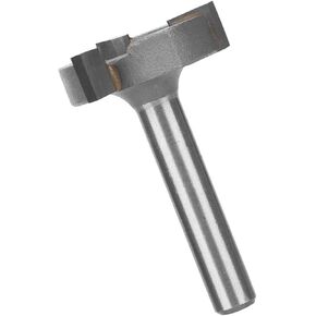T Router Bit, YG6 Alloy Cutter Head, Carbon Steel, 6mm Shank, Woodworking Tool, 3-Flute Router Bit for Easy Replacement, Plastic Spray Surface, Great Workmanship, (6mm Handle)