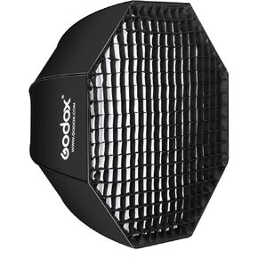 Godox SB-ue Octagon Softbox 47 "/120cm مظلة Softbox عاكس مع شبكة عسل لسرعة Flash (Bowens Mount)