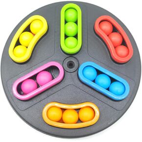 Beads Maze Toy Educational Desktop Game for Boy Girl Puzzle Maze Balancing Beads Fun Challenge for Patience Development Design for Lasting Use Random Color
