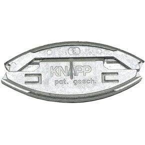 KNAPP Silver Biscuit Connector – #20 Die-Cast Slide-in Wood Joiner for Strong, Invisible Joints – Durable Hidden Fastener for Hardwood & RTA Furniture – 250 Pairs