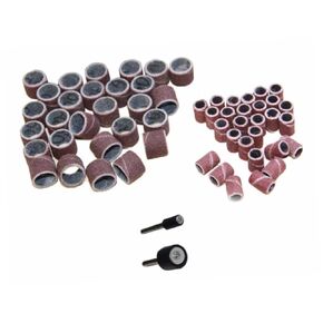 ARTIBETTER 102Pcs Grit Sandpaper with Drum Mandrel for Rotary Tool Versatile Accessories for Nail Drill and Abrasive Tasks