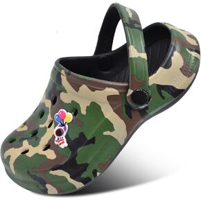 Cyiecw Toddler Kids Clogs Garden Shoes for Boys Girls, Children Slip On Slides Sandals Indoor Outdoor, Kid Beach Pool Water Shoes with Non-Slip Sole in Kuwait