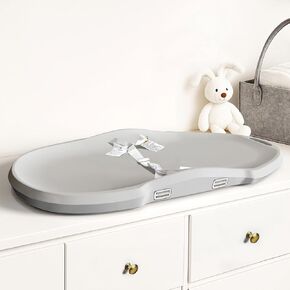 Luxury Little EVA Baby Changing Pad for Dresser, Waterproof and Wipeable, Portable Diaper Changing Pad Cover Ideal for Nursery Table