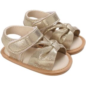 Baby Toddler Infant Sandals Girls Leather Soft Open Toe Summer Sandals Flower Flat Shoes For Summer Girls Jellies