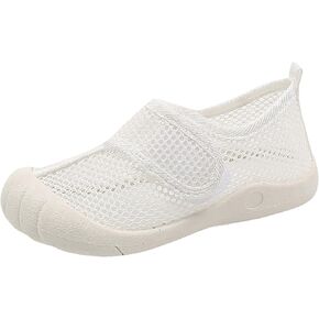 girls slip on sandal Breathable Mesh Shoes Boys Baotou Anti Kick Sandals Girls Solid Color Beach Shoes