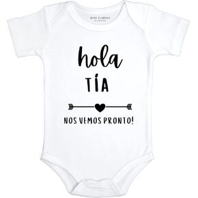 "Hola Tia Nos Vemos Pronto" Pregnancy Announcement Outfit– Gift for Expecting Aunties