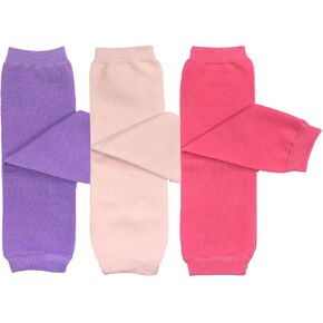 Bowbear Baby 3-Pair Leg Warmers Solids Color